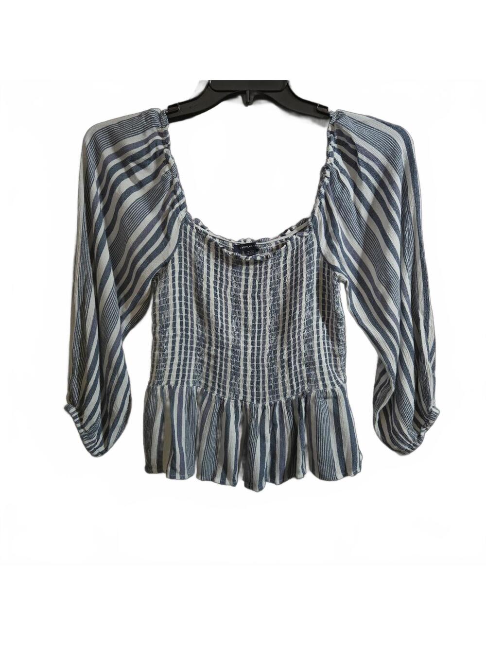American Eagle Women's Off-Shoulder Crop Top Size M